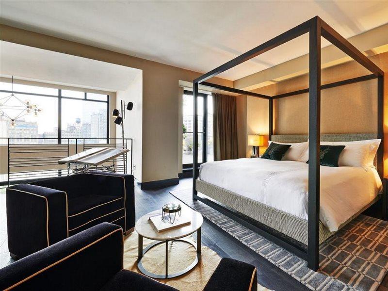 โรงแรมซิกซ์ตี้ โซโห นิวยอร์ก ภายนอก รูปภาพ A suite at the hotel