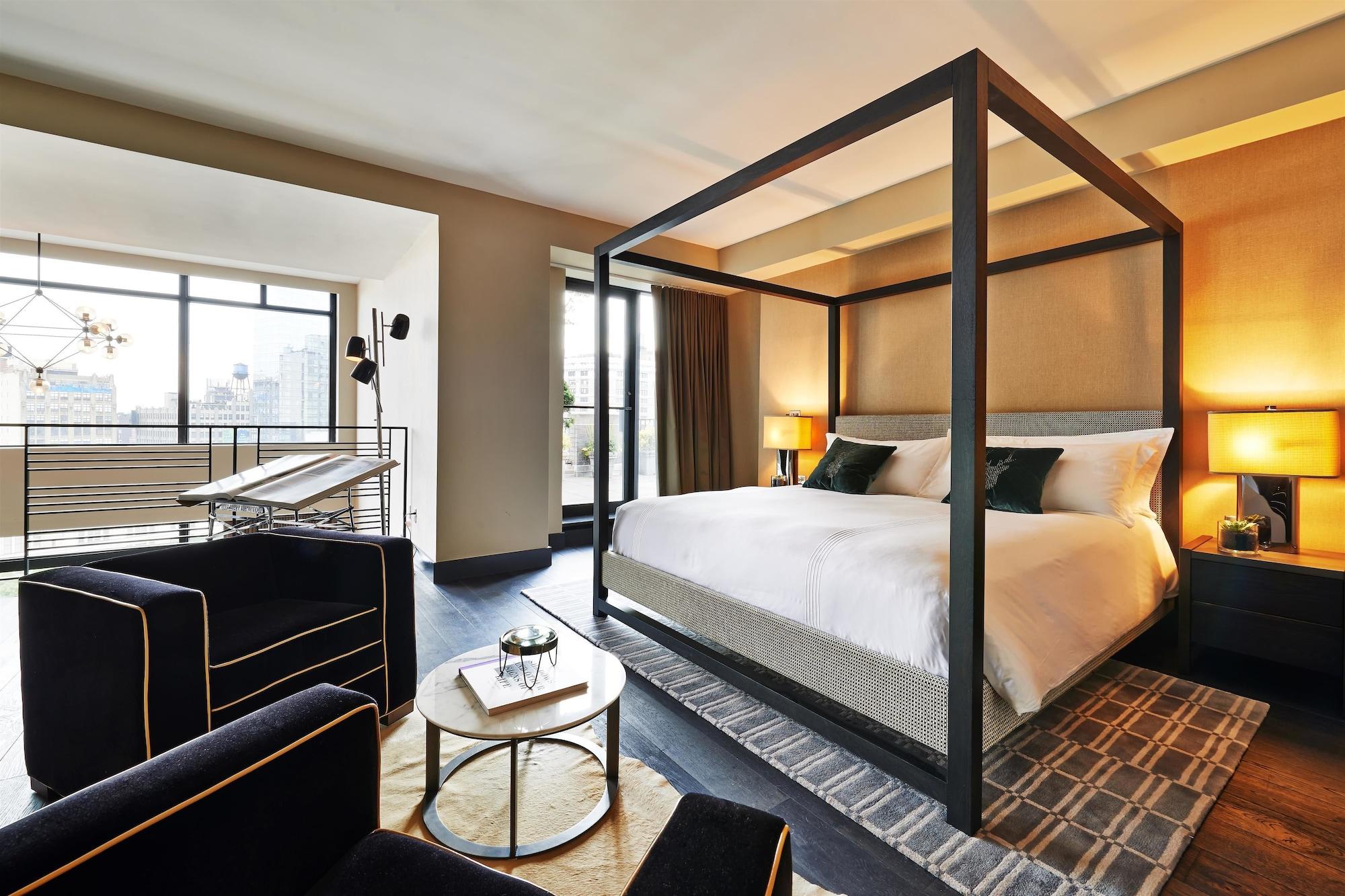 โรงแรมซิกซ์ตี้ โซโห นิวยอร์ก ภายนอก รูปภาพ A suite at the hotel