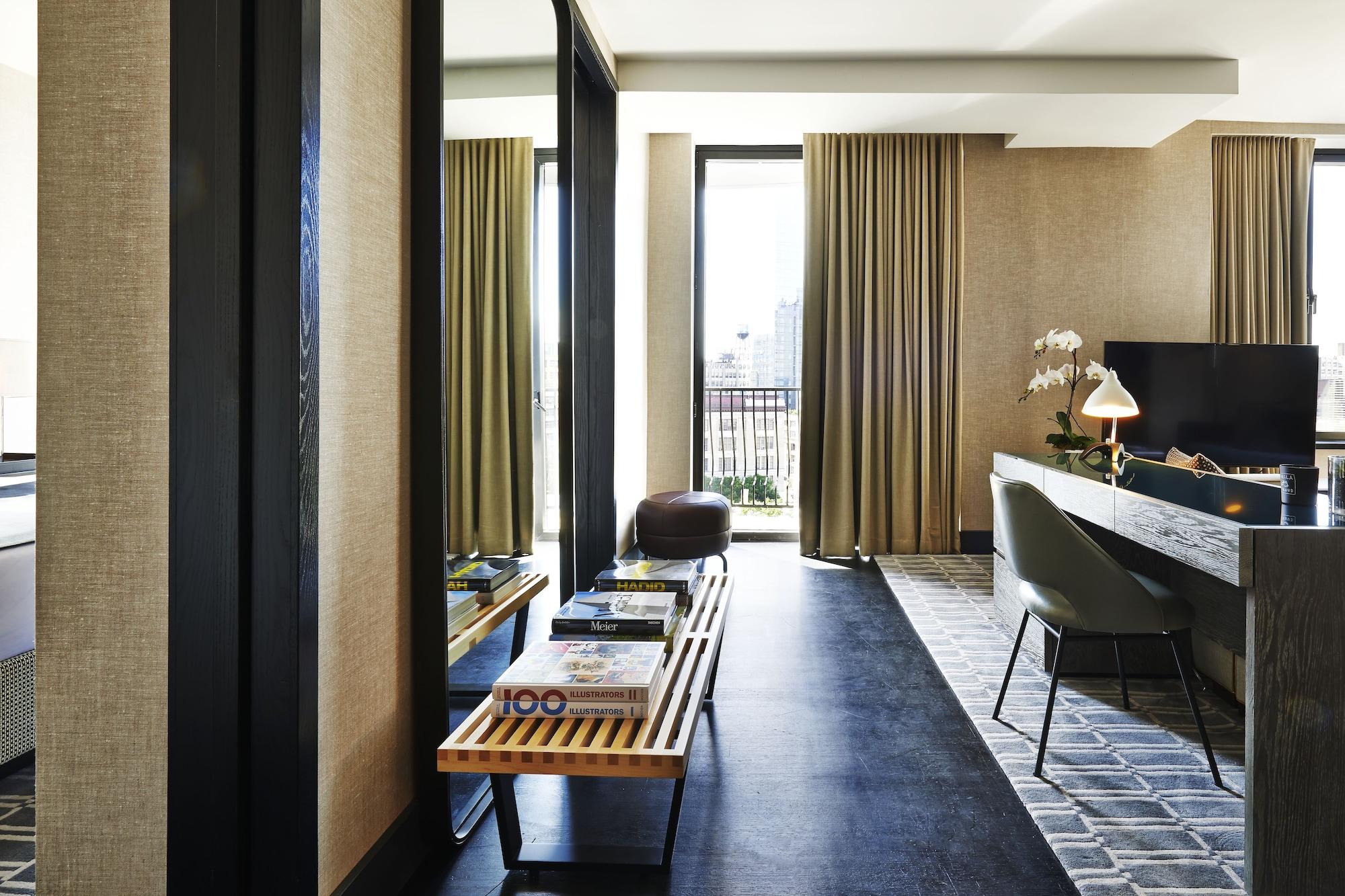 โรงแรมซิกซ์ตี้ โซโห นิวยอร์ก ภายนอก รูปภาพ A room at the hotel