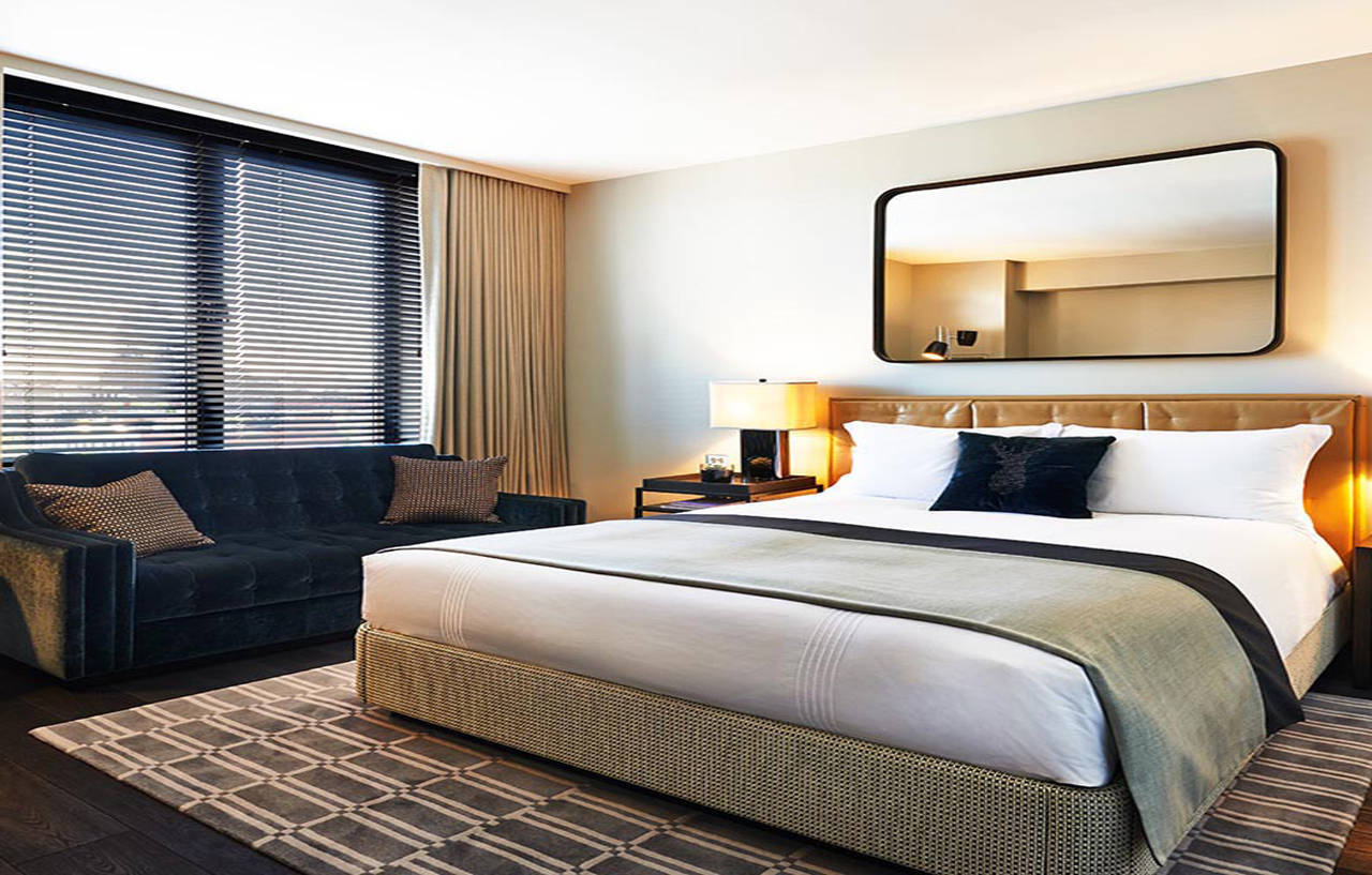 โรงแรมซิกซ์ตี้ โซโห นิวยอร์ก ภายนอก รูปภาพ A bedroom at the hotel